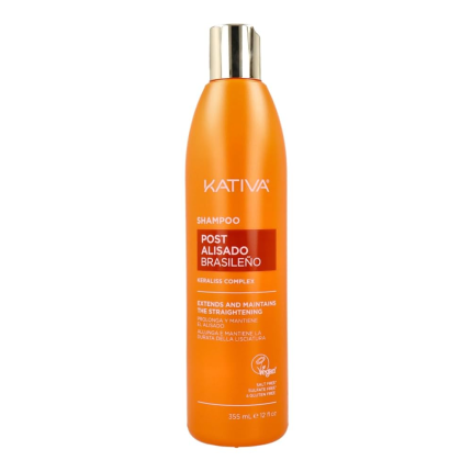 KATIVA Post Alisado Brasileño Champú 355 ml